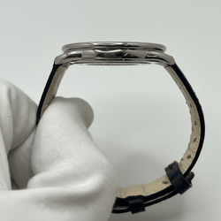 Montre HERMÈS "Arceau" en acier et cuir - Castafiore