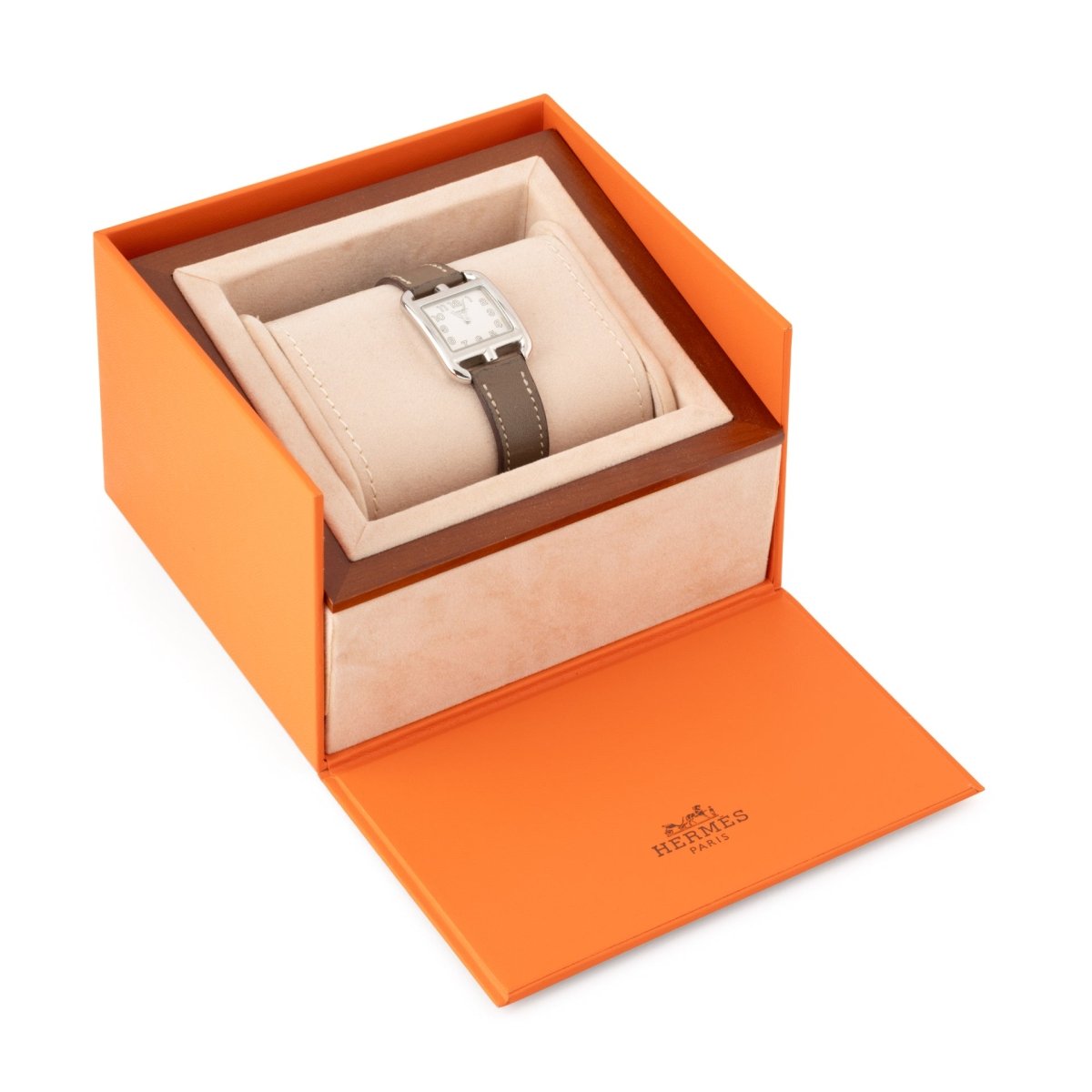 Montre HERMÈS "Cape cod" en acier - Castafiore