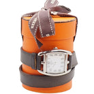 Montre Hermès CAPE COD tonneau en acier - Castafiore