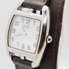 Montre Hermès CAPE COD tonneau en acier - Castafiore