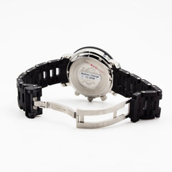 Montre HERMÈS "Clipper Chrono" en acier et caoutchouc - Castafiore