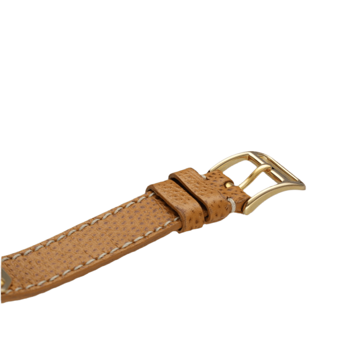 Montre HERMÈS "Kelly" en métal, cuir et quartz - Castafiore