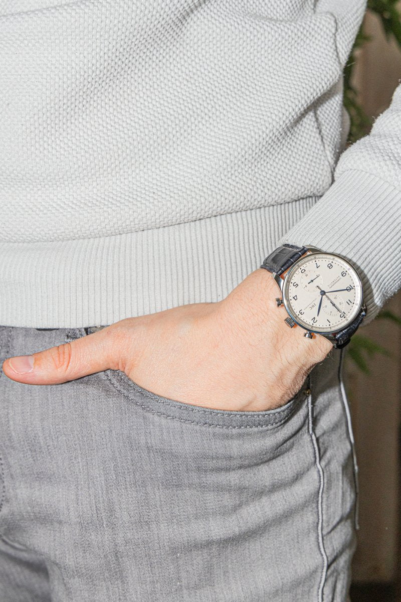 Montre IWC "Portugieser" en Acier - Castafiore