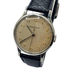 Montre JAEGER-LECOULTRE en acier et cuir - Castafiore