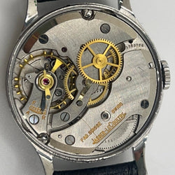 Montre JAEGER-LECOULTRE en acier et cuir - Castafiore