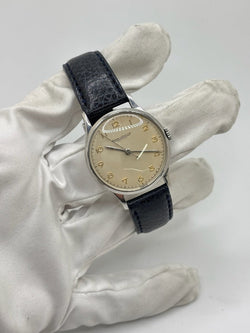 Montre JAEGER-LECOULTRE en acier et cuir - Castafiore