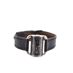 Montre Jaeger - LeCoultre en cuir et cristal - Castafiore