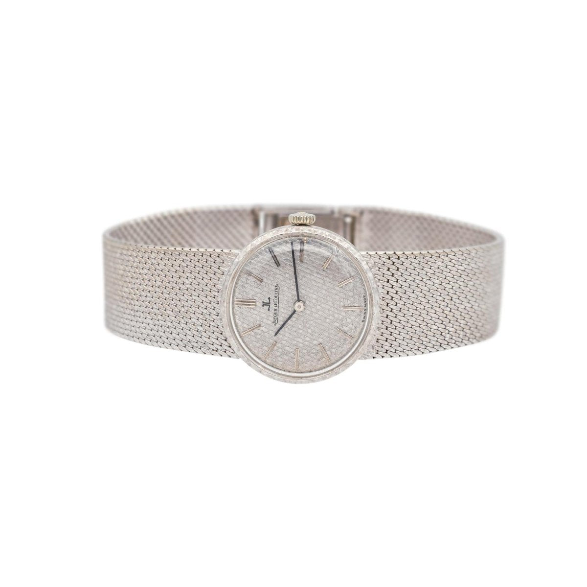 Montre JAEGER - LECOULTRE en or blanc et argent - Castafiore