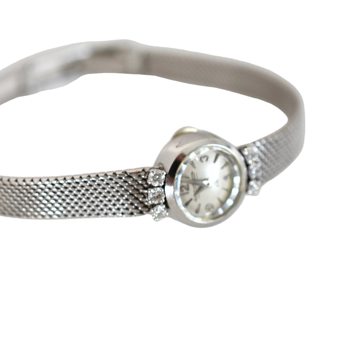 Montre JAEGER - LECOULTRE en or blanc et diamants - Castafiore