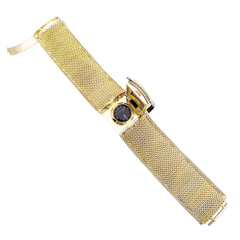 Watch secret Jaeger-Lecoultre, "Ceinture", yellow gold, white gold, diamonds.