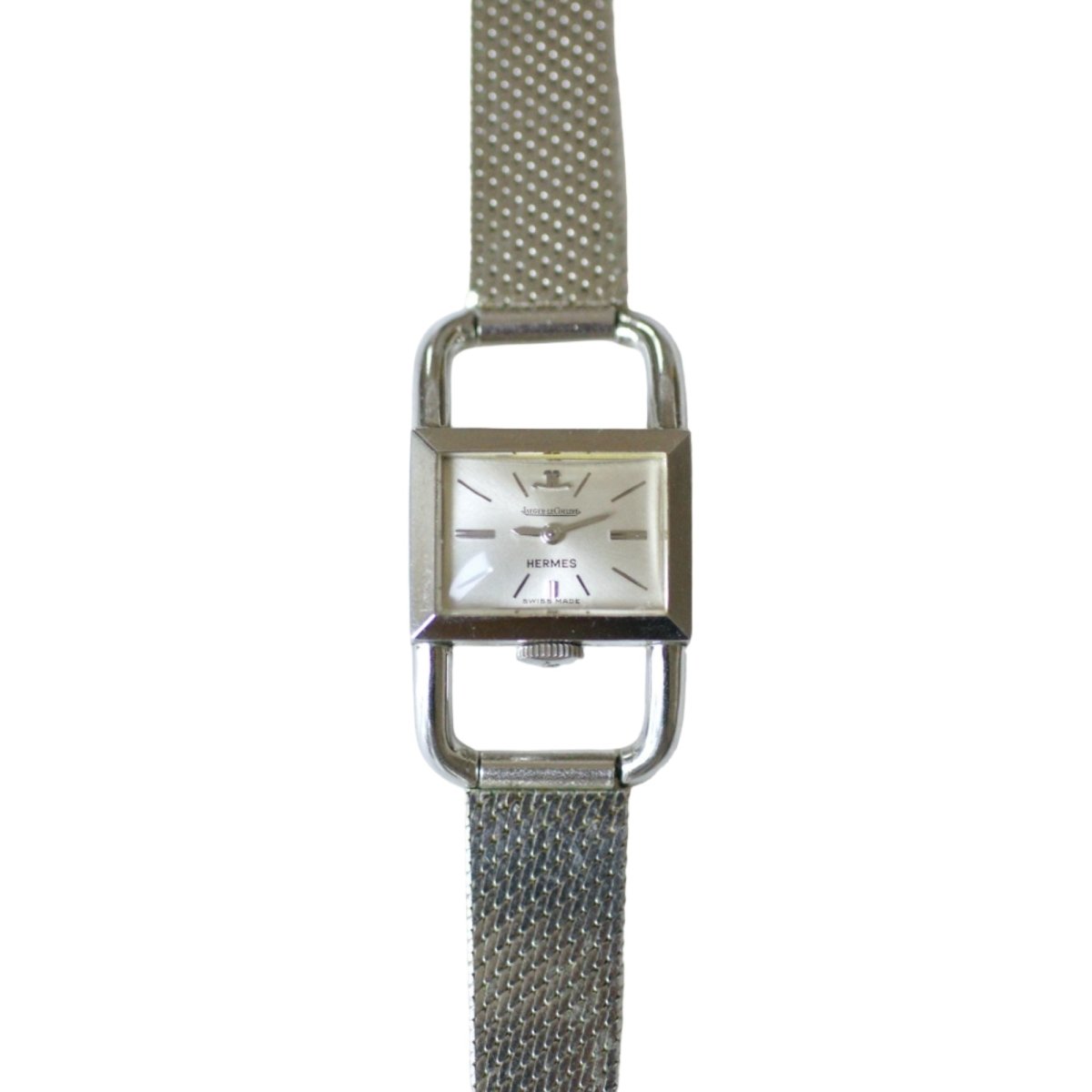 Montre JAEGER LECOULTRE "Etrier" en acier - Castafiore