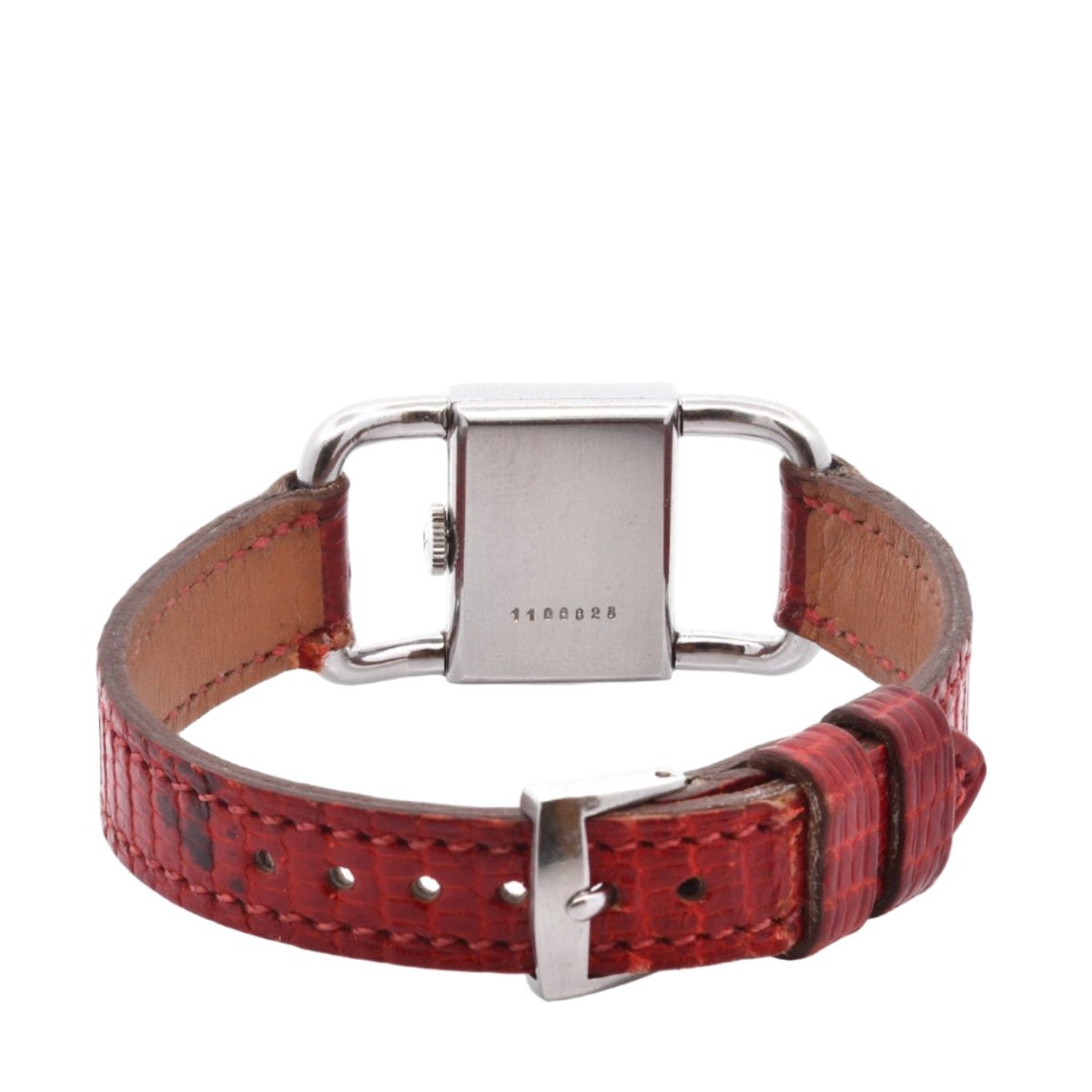 Montre JAEGER - LECOULTRE "Etrier" en cuir - Castafiore