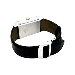 Watch Jaeger-Lecoultre , "Grande Reverso 986 Duodate", steel, leather.
