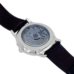 Montre JAEGER - LECOULTRE "Master Control 1000 Hours" en acier et cuir - Castafiore