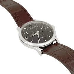 Montre JAEGER - LECOULTRE "Master Control 1000 Hours" en acier et cuir - Castafiore