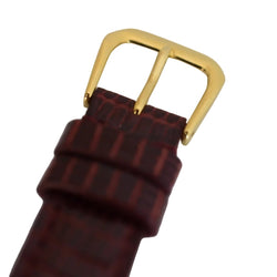 Montre JAEGER - LECOULTRE "Power Reserve" en or jaune et cuir - Castafiore