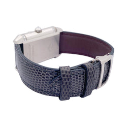 Montre JAEGER LECOULTRE, "Reverso Duetto", en or blanc et diamant - Castafiore