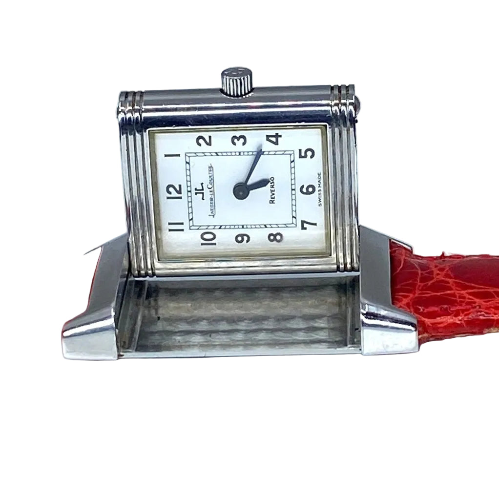 Montre JAEGER LECOULTRE Reverso en acier - Castafiore