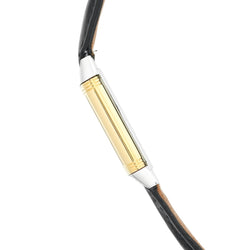 Montre JAEGER - LECOULTRE "Reverso" en or jaune, acier, cuir et quartz - Castafiore