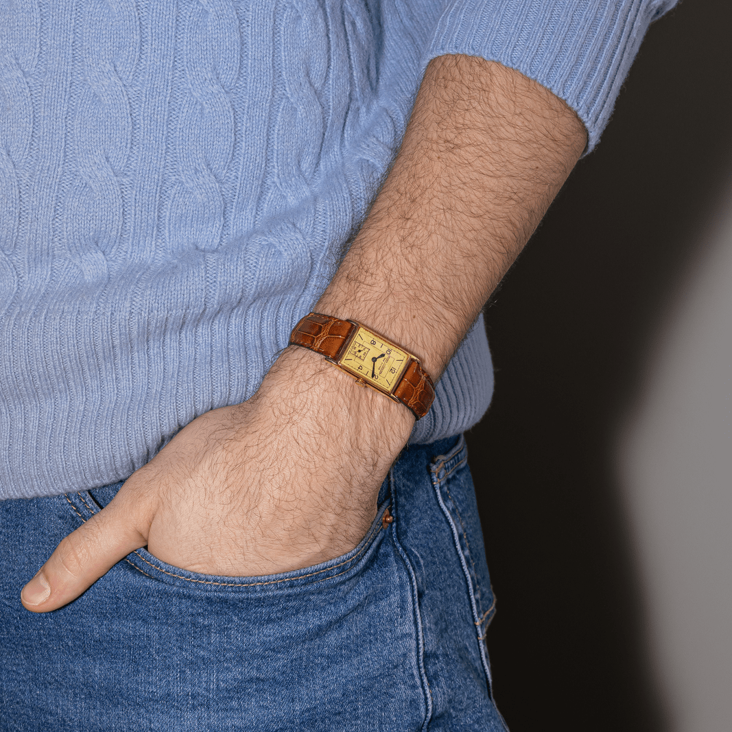 Jaeger- Lecoultre Watch  Yellow gold