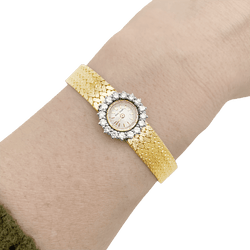 Montre JAEGER LECOULTRE X JEAN ÉTÉ en or jaune, platine, argent et diamants - Castafiore