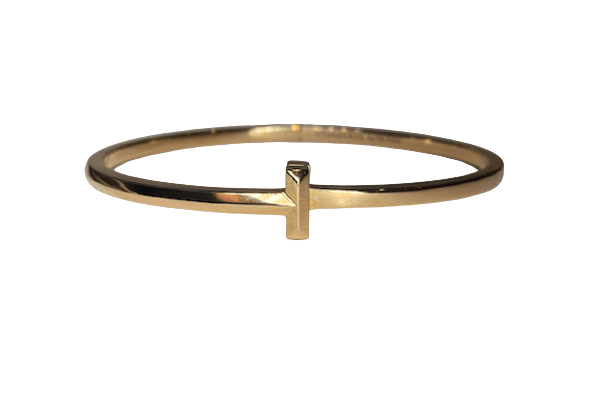 Montre Jonc TIFFANY & CO "Tiffany T" en or rose - Castafiore