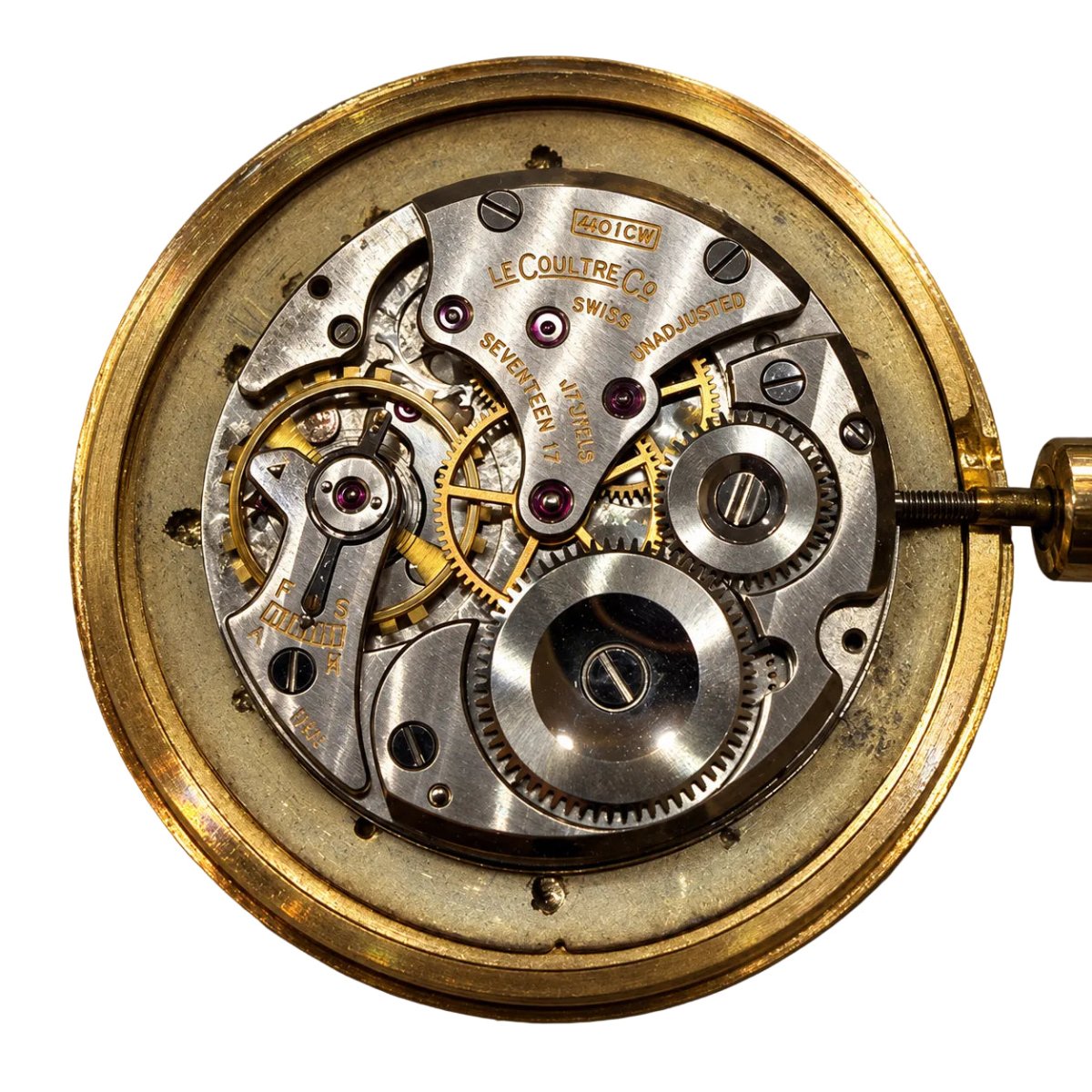 Montre LECOULTRE en or jaune et cuir - Castafiore