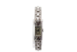 Montre Leroy & Fils diamants en or 18k et platine - Castafiore