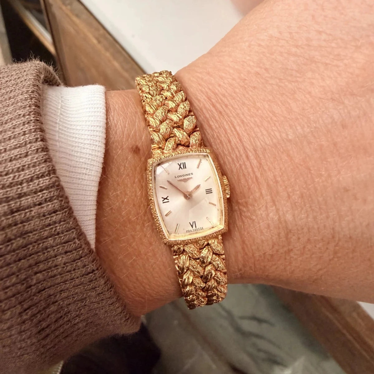 Montre LONGINES en or jaune - Castafiore