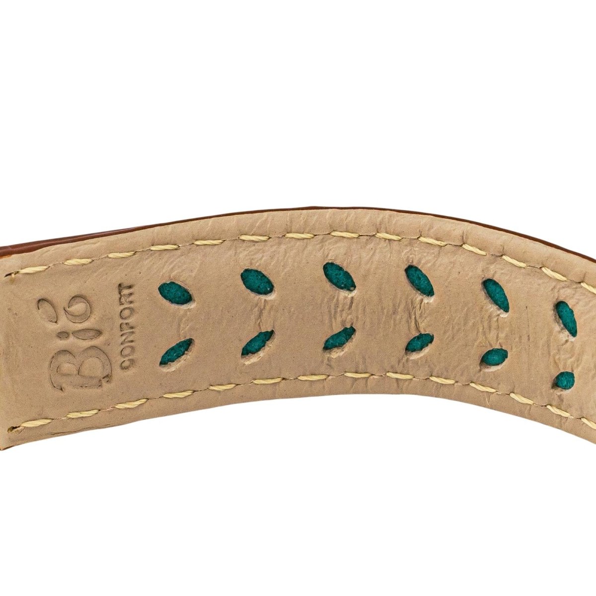 Montre LONGINES en or jaune, cuir et quartz - Castafiore