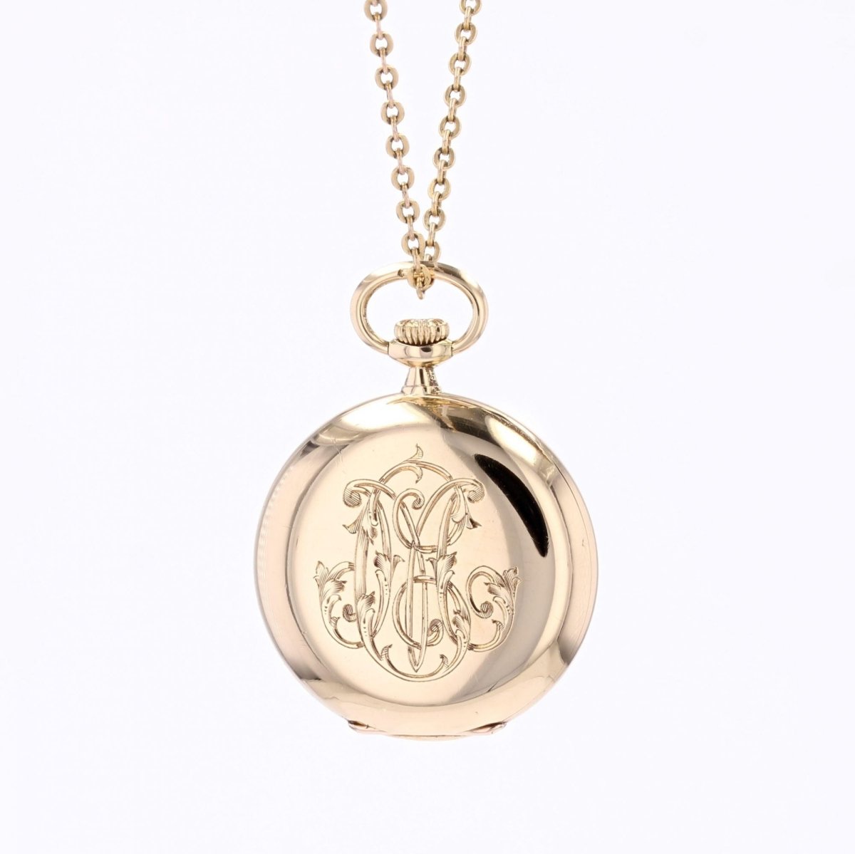 Montre LONGINES Gravée en or jaune - Castafiore