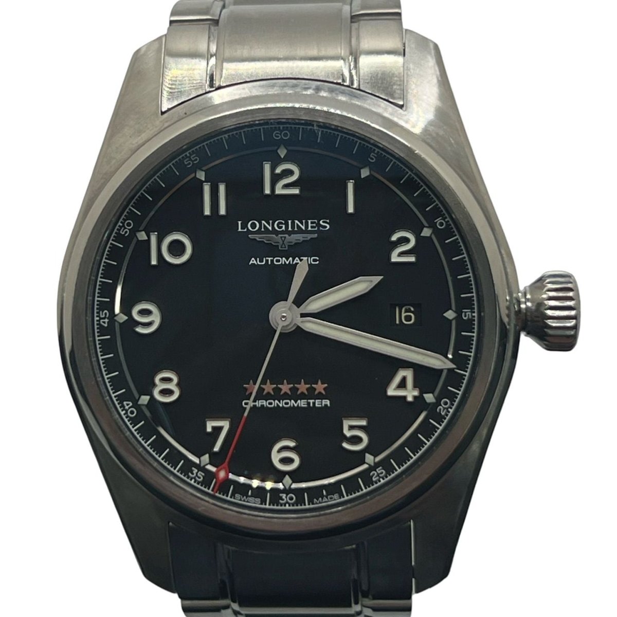 Montre LONGINES "Spirit" en acier - Castafiore