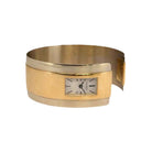 Montre Manchette TIFFANY & CO. en or jaune et or blanc - Castafiore