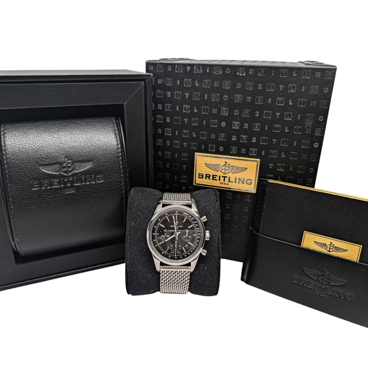 Montre Mécanique BREITLING "Transocean Chronograph" en acier - Castafiore