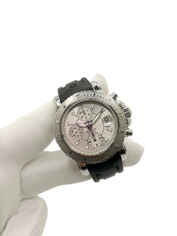 Montre MONBLANC "Sport Chronograph" en acier inoxydable et caoutchouc - Castafiore
