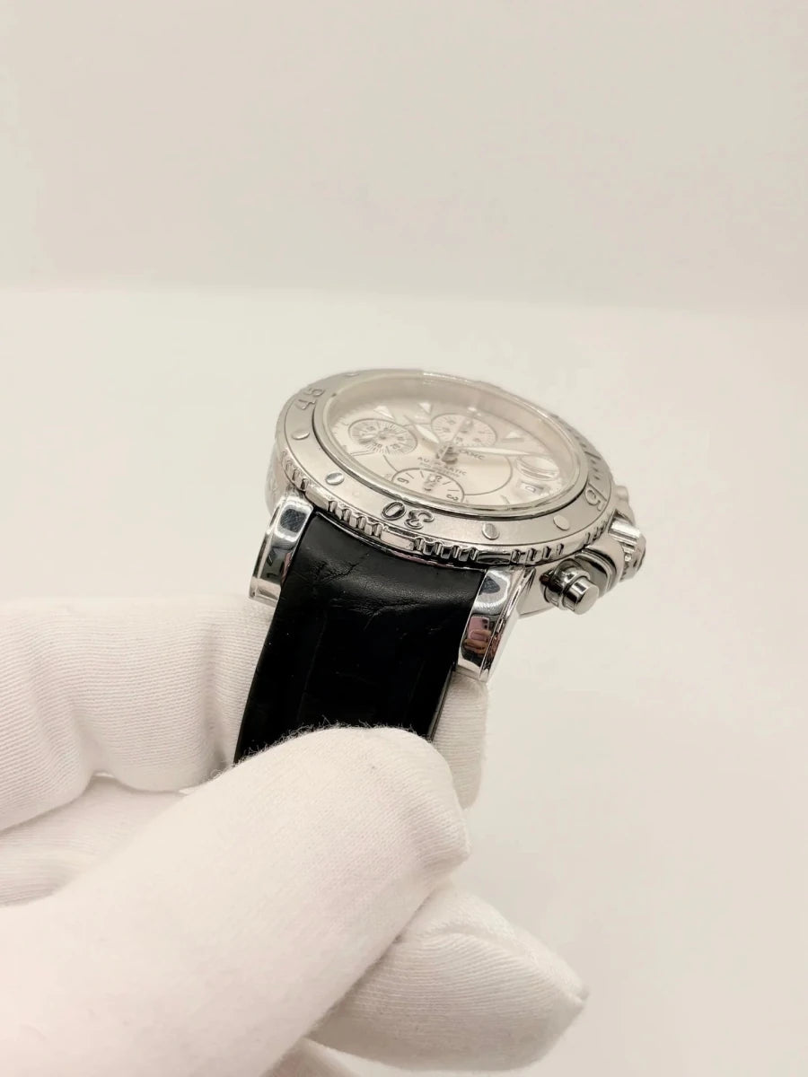 Montre MONBLANC "Sport Chronograph" en acier inoxydable et caoutchouc - Castafiore