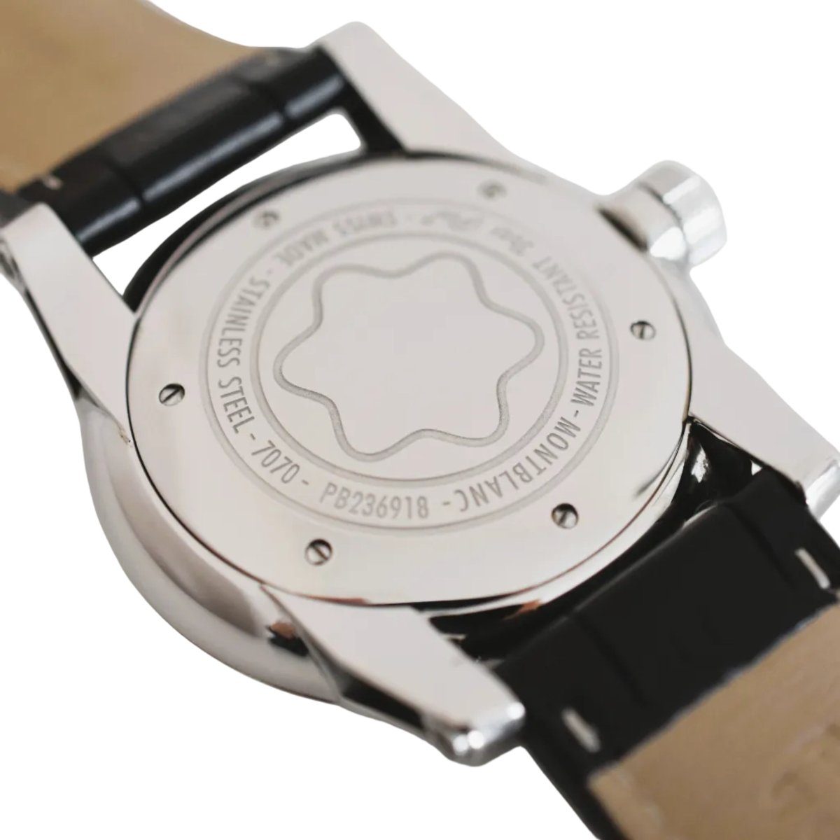 Montre MONTBLANC "Timewalker" en acier et cuir - Castafiore