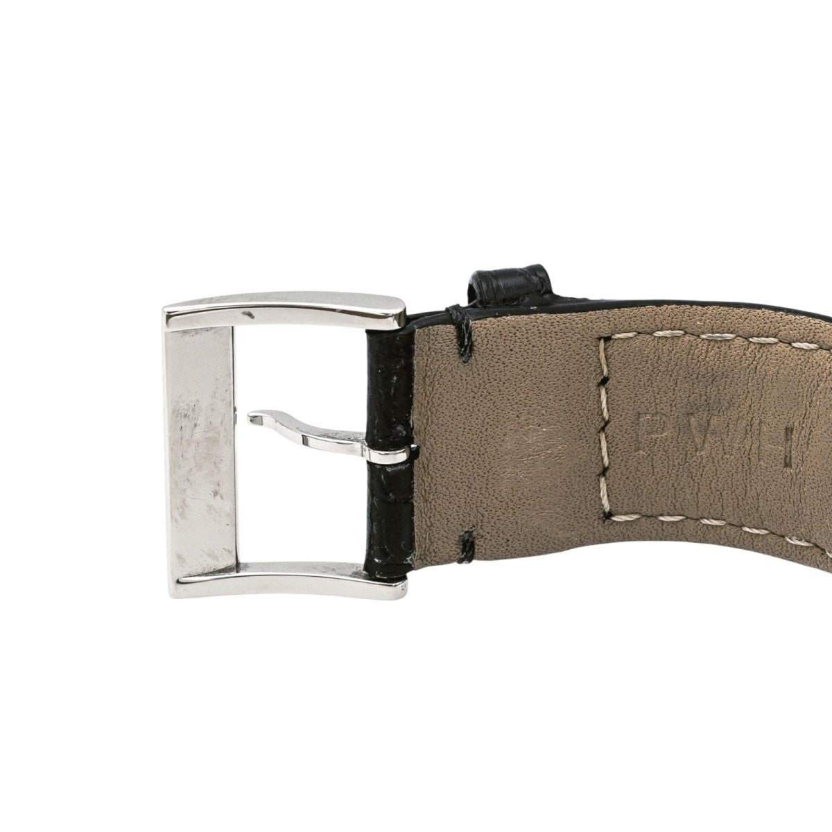 Montre MONTBLANC "Tradition" en acier et cuir - Castafiore