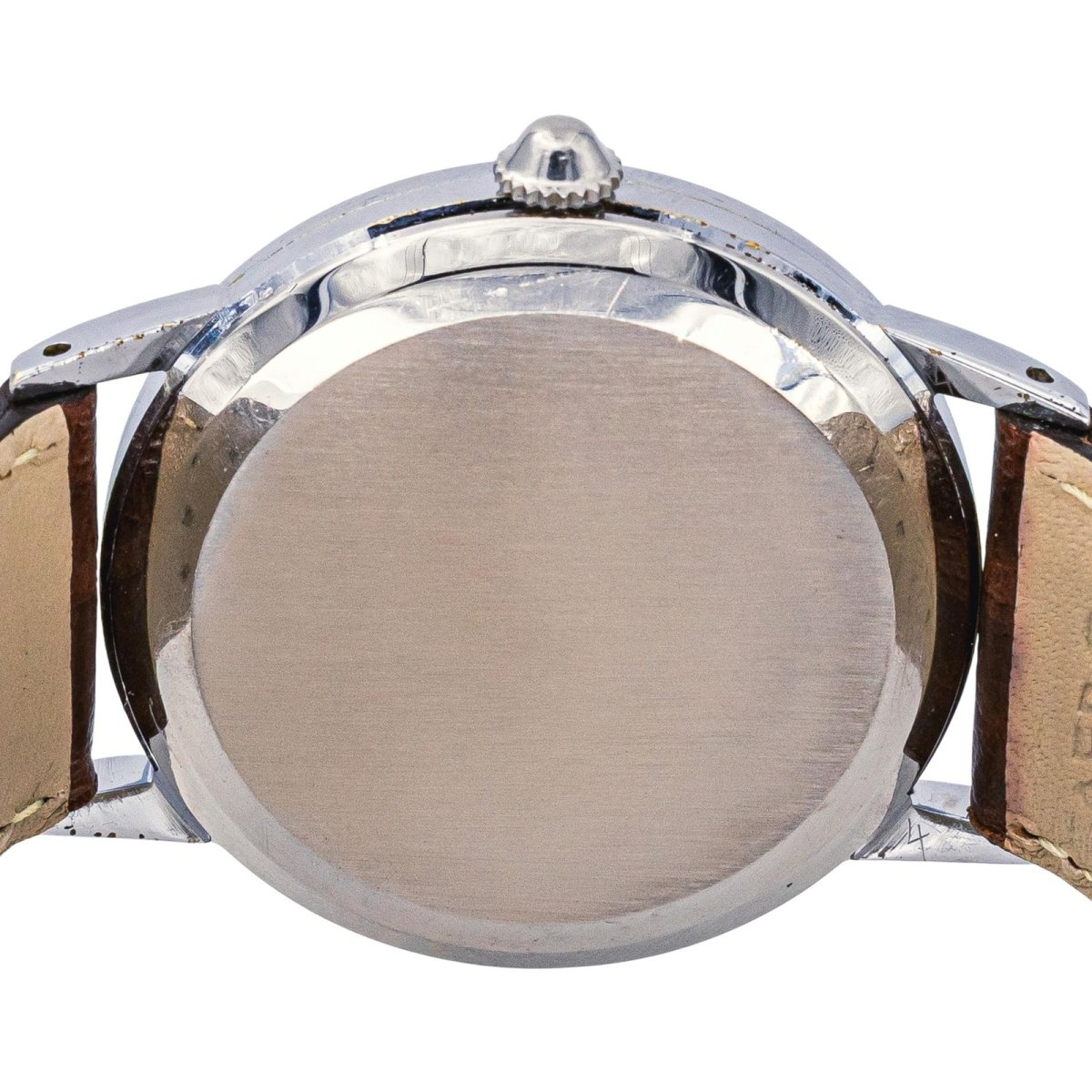 Montre MOVADO en acier et cuir - Castafiore