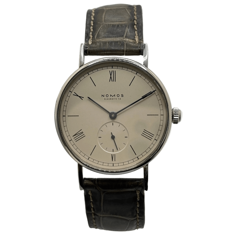 Montre NOMOS en acier et cuir - Castafiore