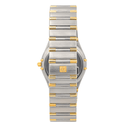 Montre OMEGA "Constellation" en or jaune, acier, quartz et saphir - Castafiore