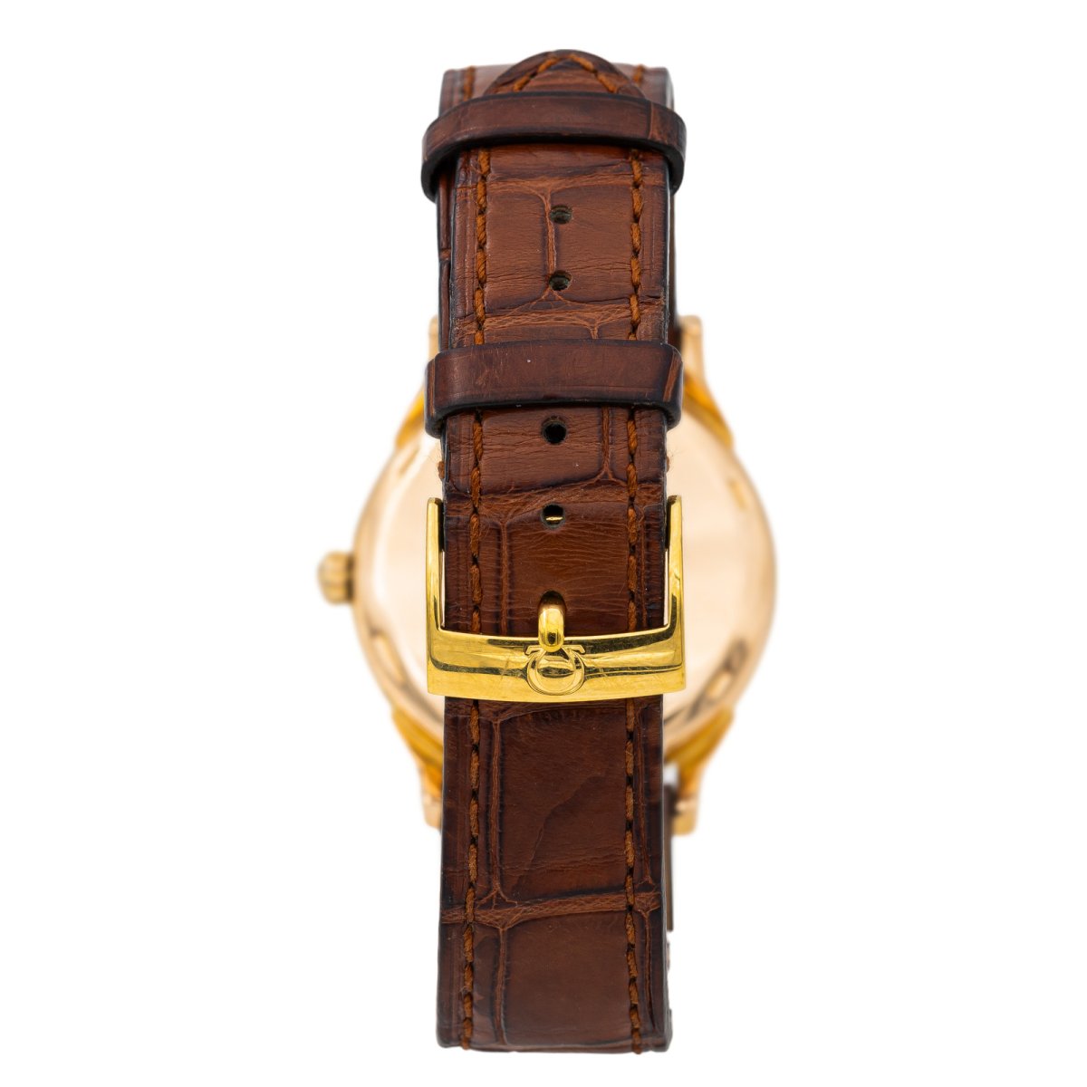 Montre OMÉGA "Constellation" en or jaune et cuir - Castafiore