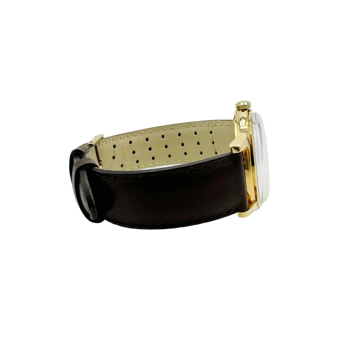 Montre OMEGA "Constellation" en or jaune et cuir - Castafiore
