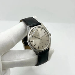 Montre OMÉGA en acier inoxydable et cuir - Castafiore