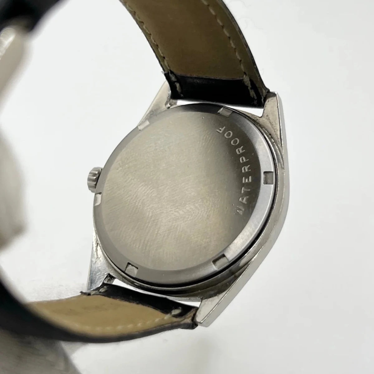 Montre OMÉGA en acier inoxydable et cuir - Castafiore
