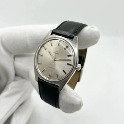 Montre OMÉGA en acier inoxydable et cuir - Castafiore