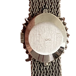 Montre OMEGA en or blanc, lapis - lazuli et diamants - Castafiore