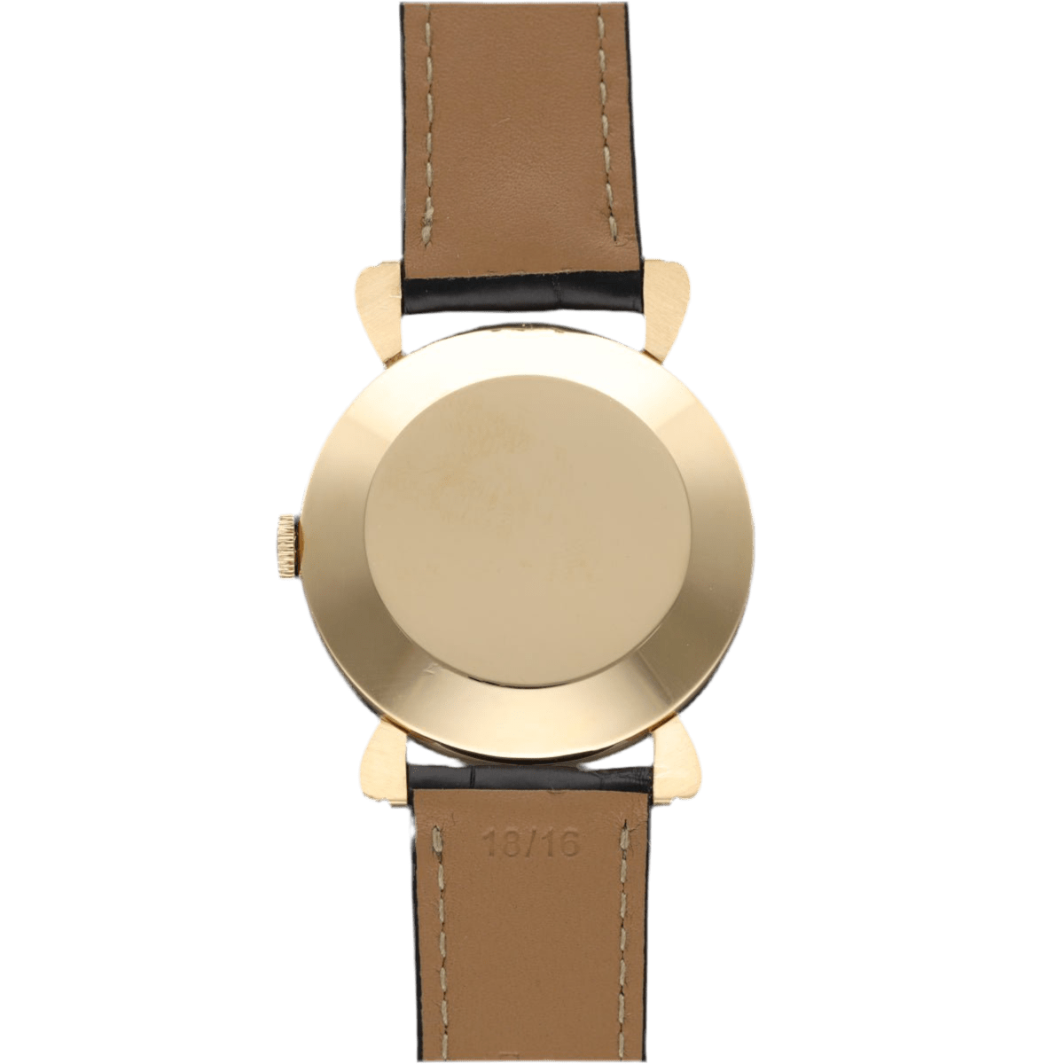 Montre OMEGA en or jaune et cuir - Castafiore