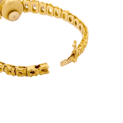 Montre OMEGA en or jaune, or blanc et diamants - Castafiore