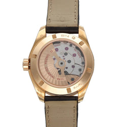 Montre OMEGA en or rose et cuir - Castafiore